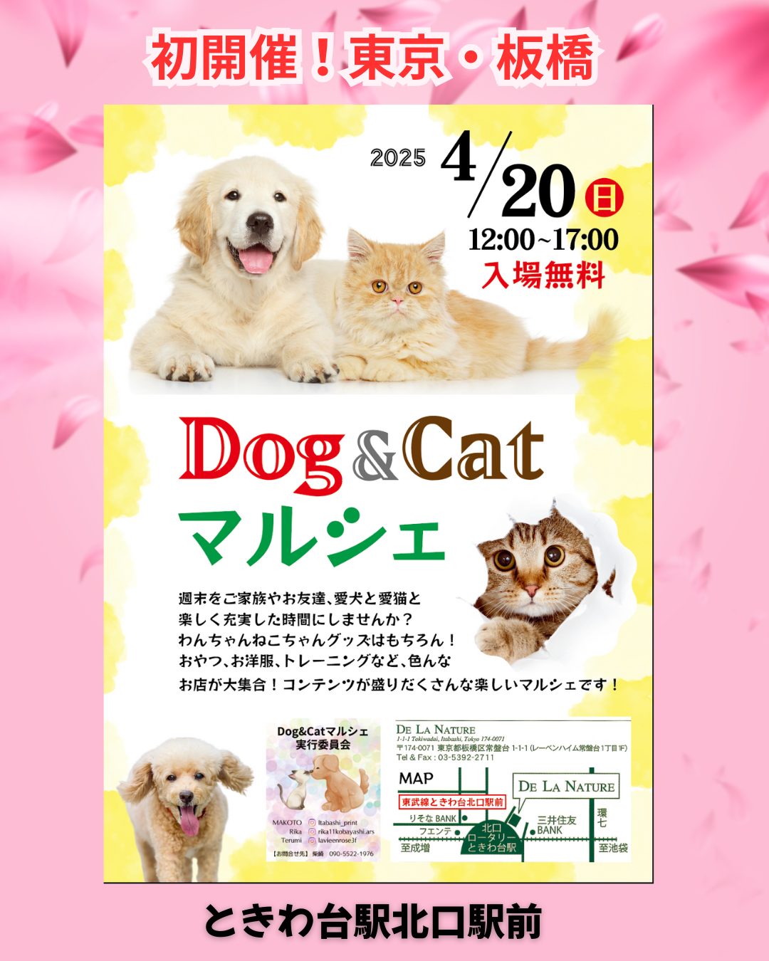 Dog&Cat マルシェ　開催！